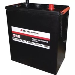 BATTERIE 6V 350AH DECHARGE LENTE TRACTION TECHNI POWER