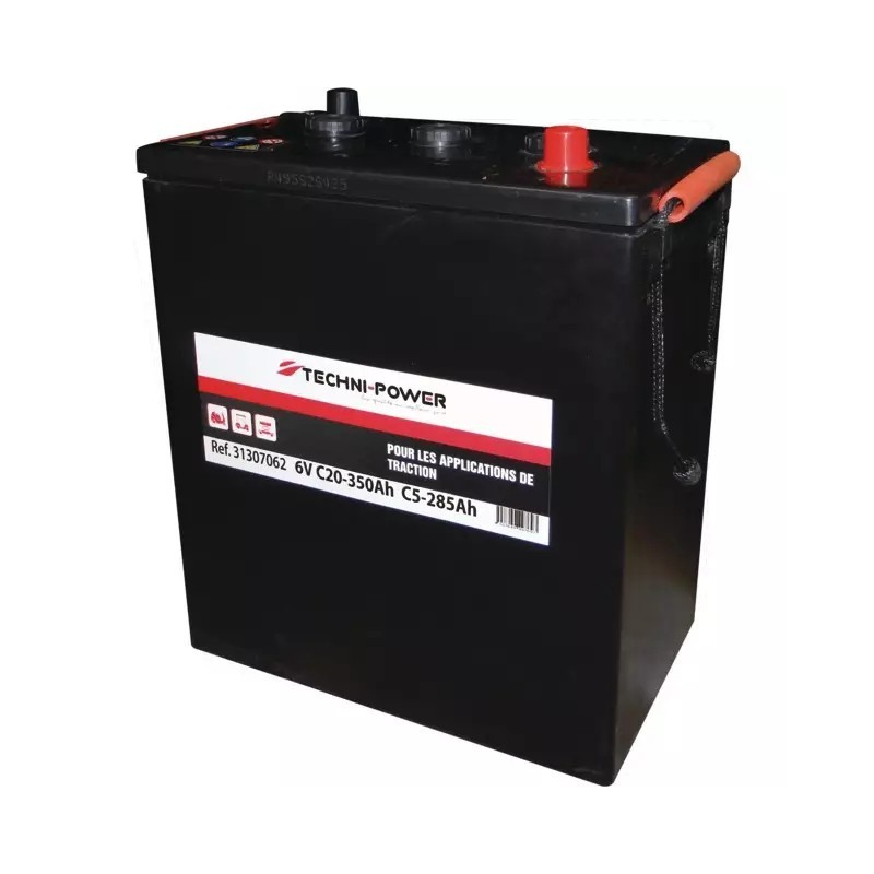 BATTERIE 6V 350AH DECHARGE LENTE TRACTION TECHNI POWER