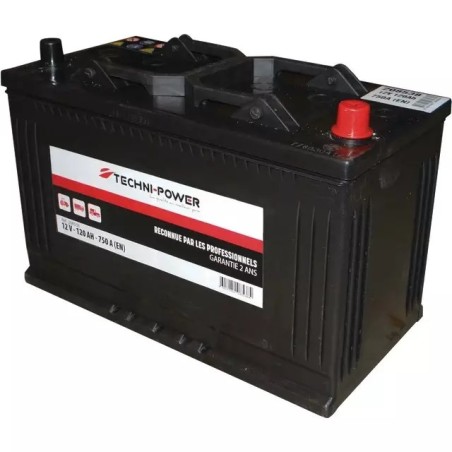 BATTERIE 12V 120AH 750A + A DROITE TALON TECHNI-POWER