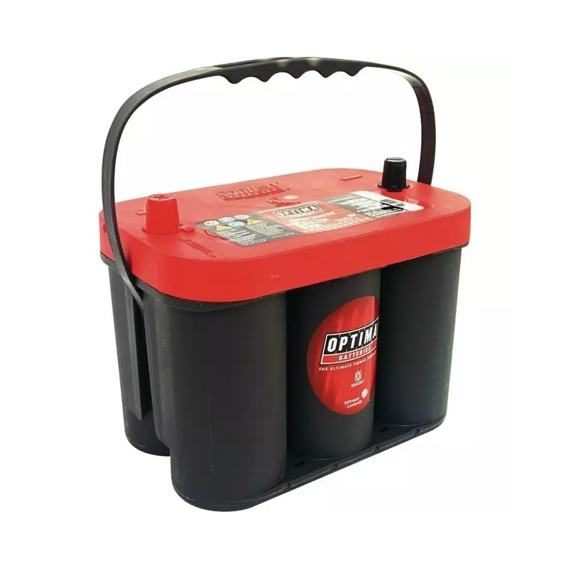 BATTERIE OPTIMA ROUGE RTC 4,2L 12V 50AH 815A