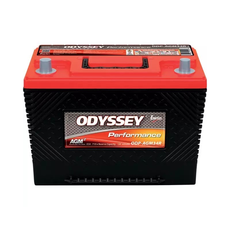 BATTERIE 12V 61AH 792A + A DROITE ODYSSEY ODP-AGM34R (34R-790)