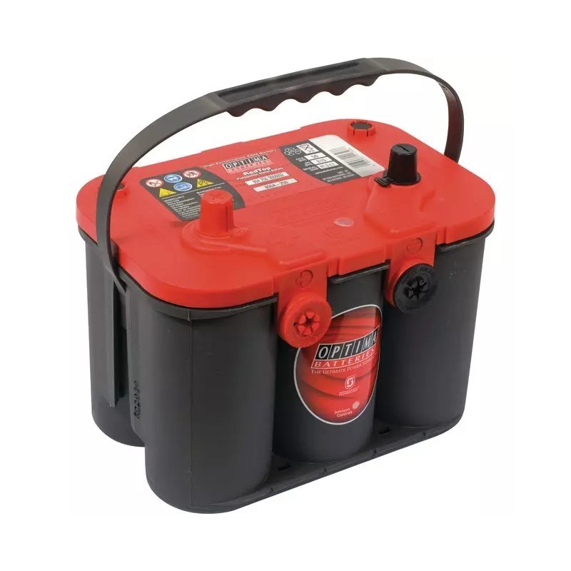 BATTERIE OPTIMA ROUGE RTU 4,2L 12V 50AH 815A