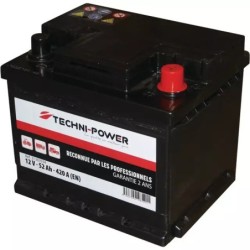 BATTERIE 12V 52AH 420A BAC BAS + A DROITE TECHNI-POWER
