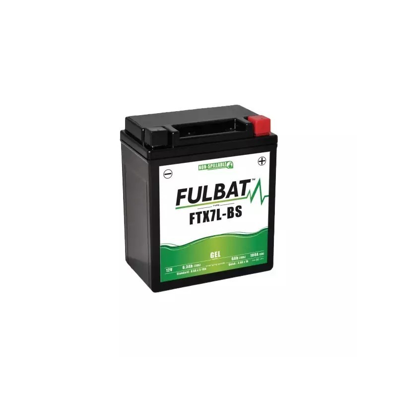 BATTERIE GEL 12V 6,3AH 100A FTX7L-BS FULBAT