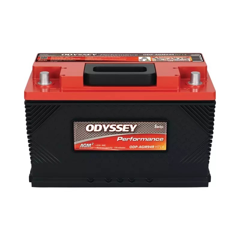 BATTERIE 12V 80AH 840A + A DROITE ODYSSEY ODP-AGM94R H7 L4 (94R-850 LN4-H7)