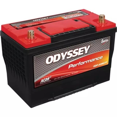 BATTERIE 12V 85AH 850A + A DROITE ODYSSEY ODP-AGM27F (27F-850)