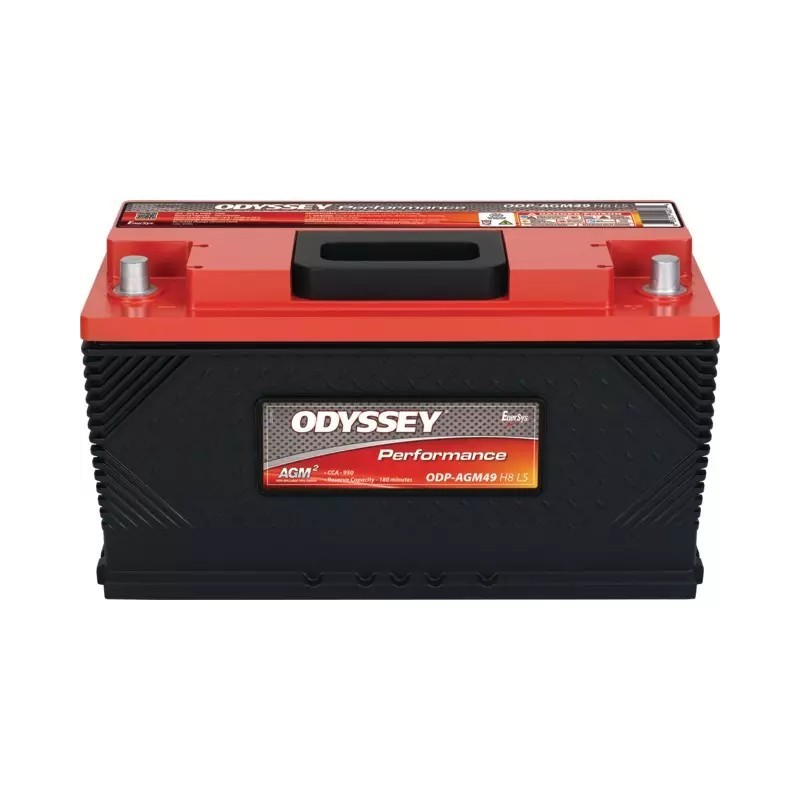 BATTERIE 12V 94AH 950A + A DROITE ODYSSEY ODP-AGM49 H8 L5 (49-950 LN-5H8)
