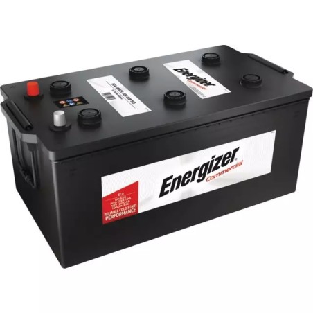 BATTERIE EC4 12V 200AH 1050A + A GAUCHE SUR LARGEUR ENERGIZER COMMERCIAL