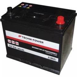 BATTERIE 12V 70AH 560A + A DROITE TECHNI-POWER