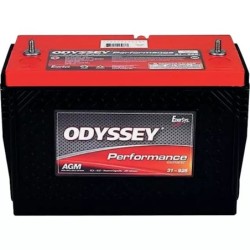 BATTERIE 12V 100AH 925A + A GAUCHE ODYSSEY ODP-AGM31 (31-925S)