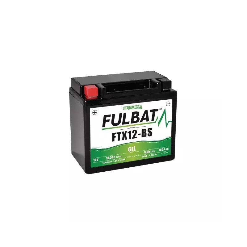 BATTERIE GEL 12V 10,5AH 180A FTX12-BS FULBAT