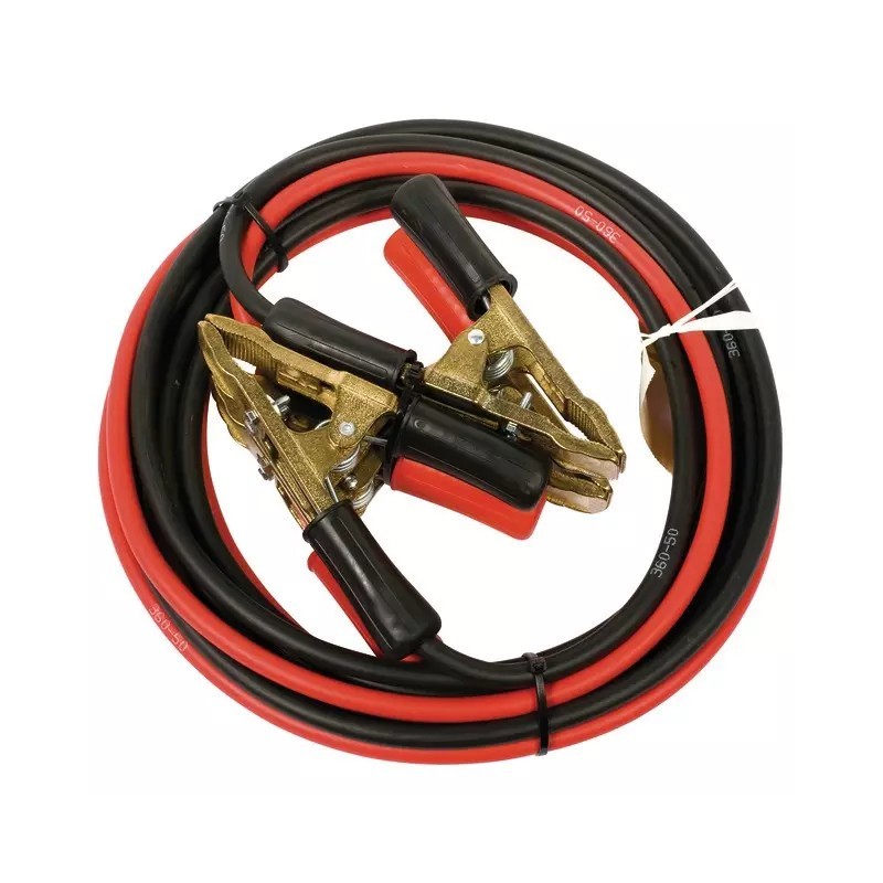 CABLE DE DEMARRAGE 50 MM2 1000A PINCE LAITON 2X5M