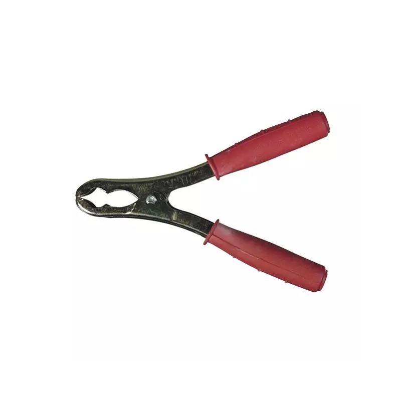 PINCE DE BATTERIE TOLE 120A ROUGE