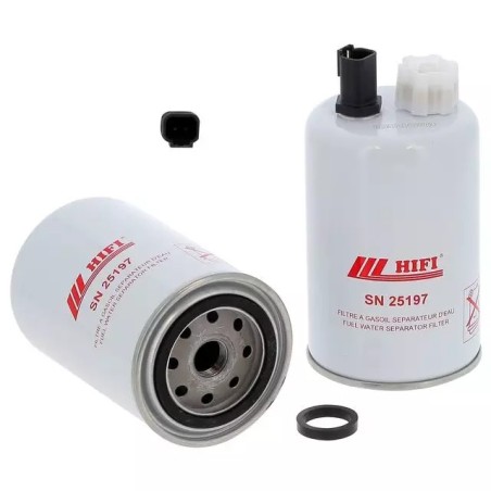 FILTRE A GASOIL SEPARATEUR D'EAU SN 25197 HIFI FILTER