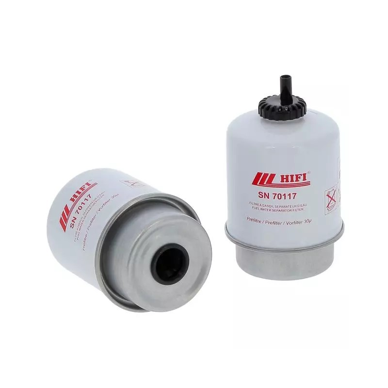 FILTRE A GASOIL SEPARATEUR D'EAU SN 70117 HIFI FILTER