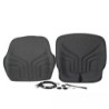 JEU DE COUSSINS CHAUFFANTS 12V TISSU ANTHRACITE VERT ARGENT S721 GRAMMER