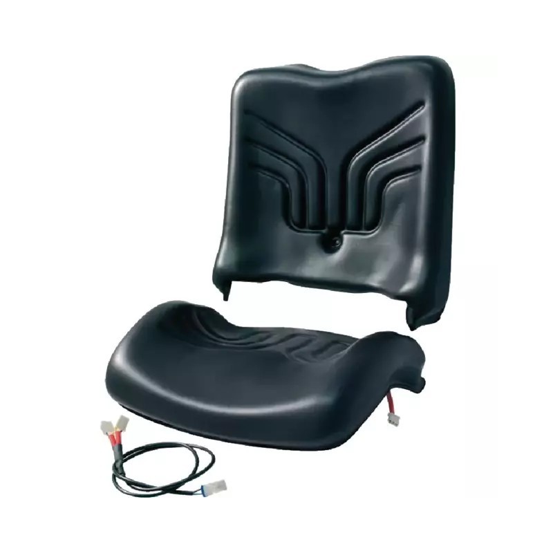JEU DE COUSSINS CHAUFFANTS 12/24V PVC NOIR MSG20 GRAMMER