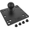 BASE VESA ENTRAXE 75X75MM ET 100X100MM POUR BOULE C