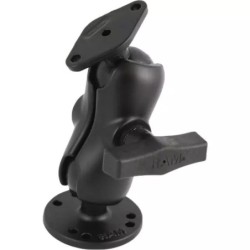 FIXATION RAM BRAS COURT ARTICULEE AVEC BASE RONDE ET LOSANGE AMPS