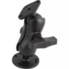 FIXATION RAM BRAS COURT ARTICULEE AVEC BASE RONDE ET LOSANGE AMPS