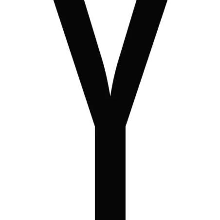 CARACTERE LETTRE ( Y ) STYLE AUTO SACHET DE 10