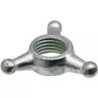 CONTRE ECROU ETOILE M30X3,5 FILET A DROITE CBM