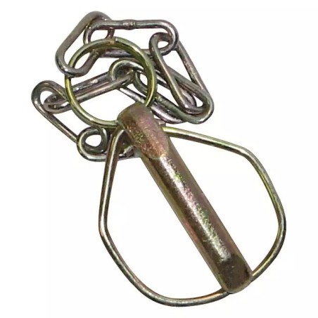GOUPILLE CLIPS DE SECURITE 12X52 MM + CHAINE RUBIG