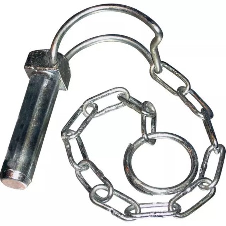 GOUPILLE CLIPS POUR TUBE AVEC CHAINE 14X55 MM