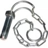GOUPILLE CLIPS POUR TUBE AVEC CHAINE 14X55 MM