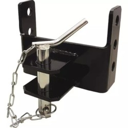 CHAPE D'ATTELAGE AVEC AXE POUR MICRO TRACTEUR