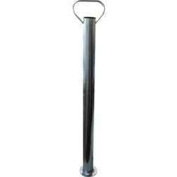 BEQUILLE LISSE GALVA Ø 48 MM SANS BRIDE HAUTEUR 700 MM