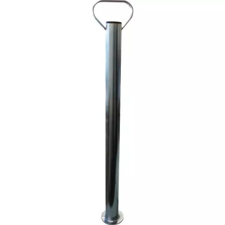 BEQUILLE LISSE GALVA Ø 48 MM SANS BRIDE HAUTEUR 700 MM