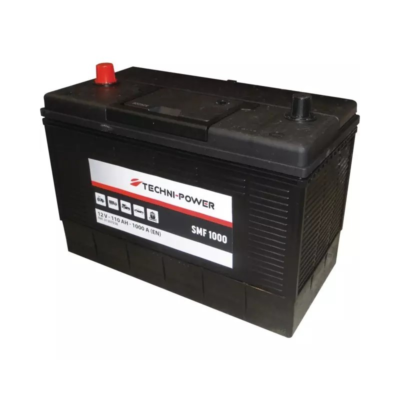 BATTERIE SMF1000 12V 110Ah 1000A EN TECHNI-POWER