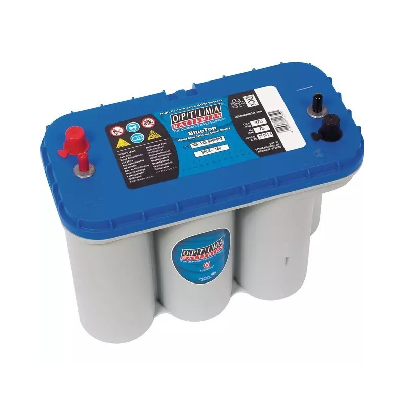 BATTERIE OPTIMA BLEUE BTDC 5,5L 12V 75AH 975A
