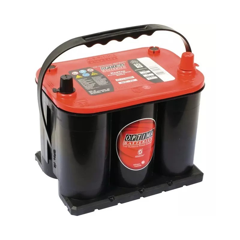 BATTERIE OPTIMA ROUGE RTR 3,7L 12V 44AH 730A