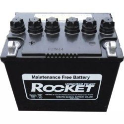 BATTERIE MOTOC 12V 26AH 12N24-4 PRETE A L'EMPLOI ROCKET