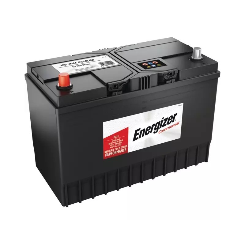 BATTERIE EC21 12V 110AH 680A ENERGIZER COMMERCIAL