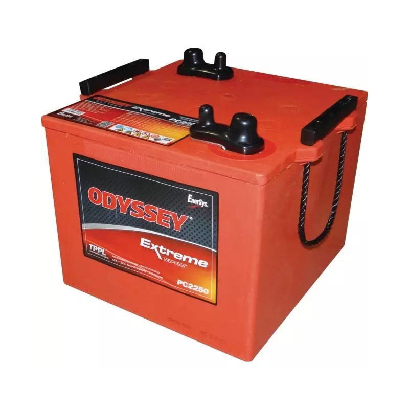 BATTERIE 12V 126AH 1225A + A DROITE ODYSSEY ODS-AGM6M (PC2250)
