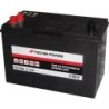 BATTERIE 12V 95AH DECHARGE LENTE DOUBLE BORNES + A GAUCHE TECHNI POWER