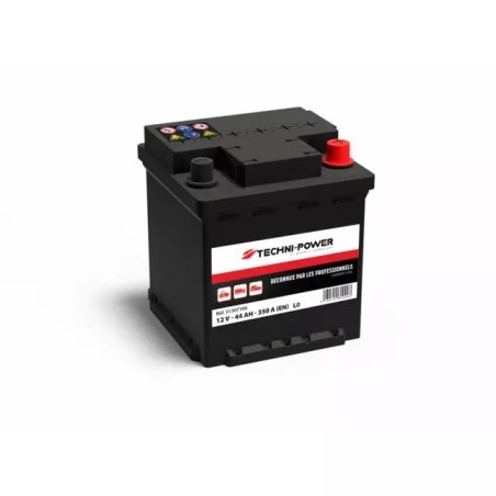 BATTERIE L0 12V 44AH 350A EN + A DROITE TECHNI-POWER