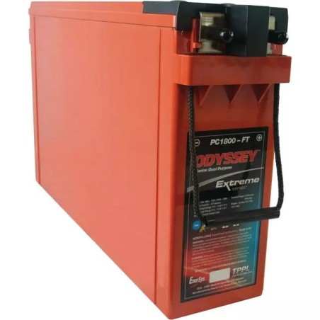 BATTERIE 12V 214AH 1300A A + DROITE ODYSSEY ODS-AGM470FTT (PC1800FT)