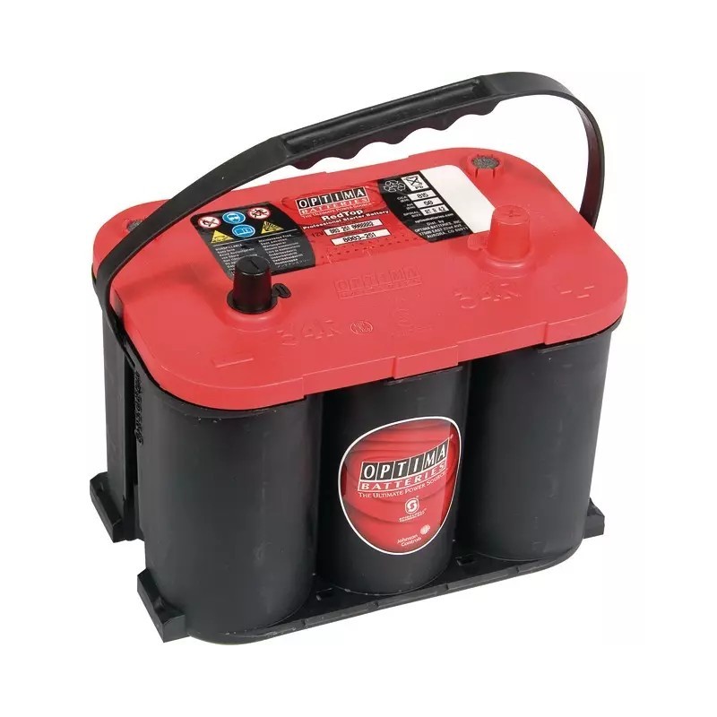 BATTERIE OPTIMA ROUGE RTR 4,2L 12V 50AH 815A
