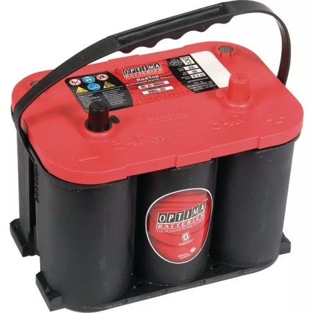BATTERIE OPTIMA ROUGE RTR 4,2L 12V 50AH 815A