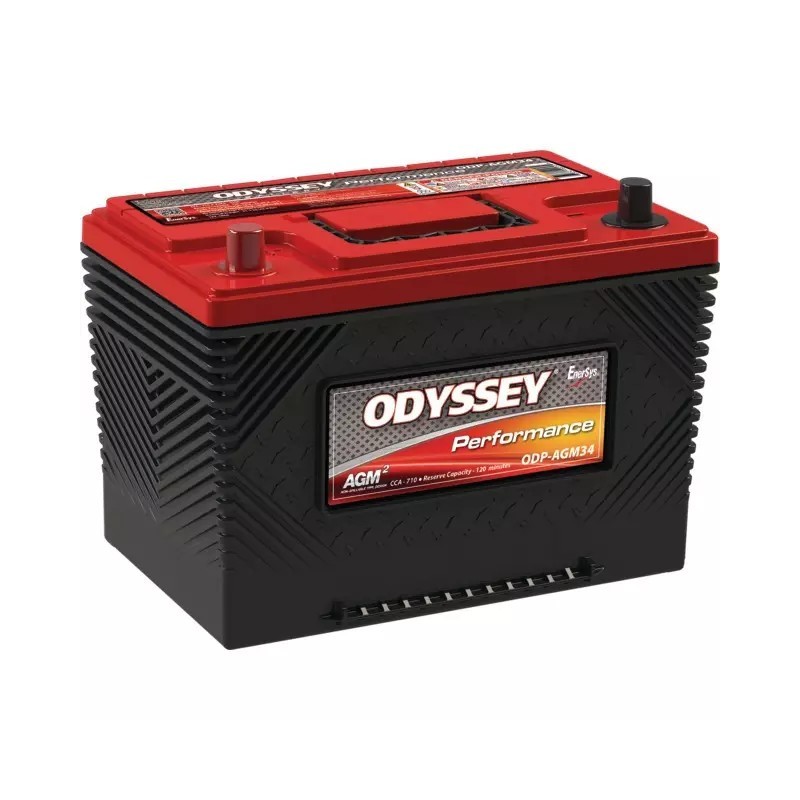 BATTERIE 12V 61AH 792A + A GAUCHE ODYSSEY ODP-AGM34 (34-790)
