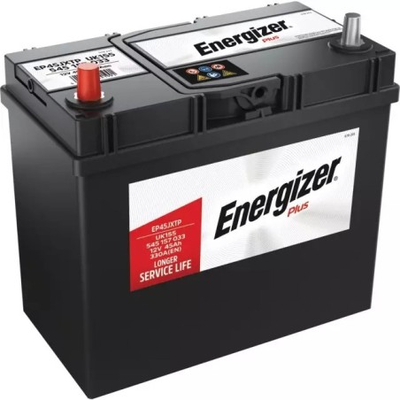 BATTERIE EP45JXTP 12V 45AH 330A EN + A GAUCHE ENERGIZER PLUS