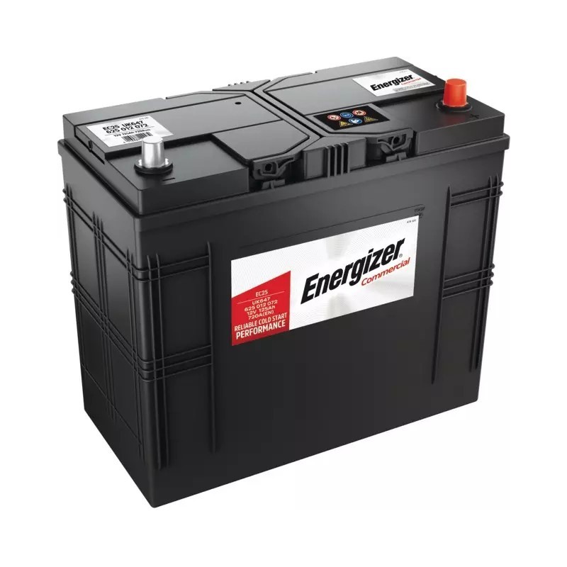 BATTERIE EC25 12V 125AH 720A ENERGIZER COMMERCIAL