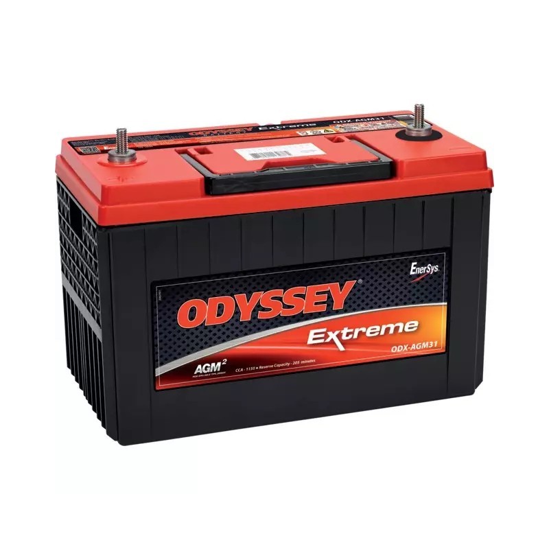 BATTERIE 12V 100AH 1150A + A GAUCHE ODYSSEY ODX-AGM31 (31-PC2150S)