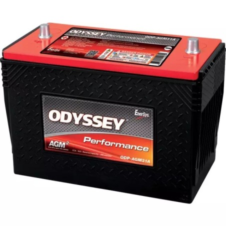 BATTERIE 12V 100AH 925A + A GAUCHE ODYSSEY ODP-AGM31A (31-925T)