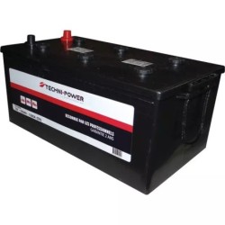BATTERIE 12V 230AH 1200A + A GAUCHE SUR LA LARGEUR TECHNI-POWER