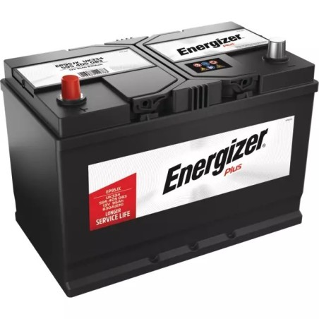 BATTERIE EP95JX 12V 95AH 830A EN + A GAUCHE ENERGIZER PLUS